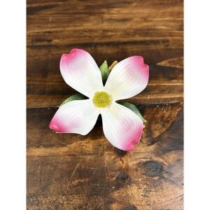Dogwood Flower Figurine by Andrea by Sadek Pink White